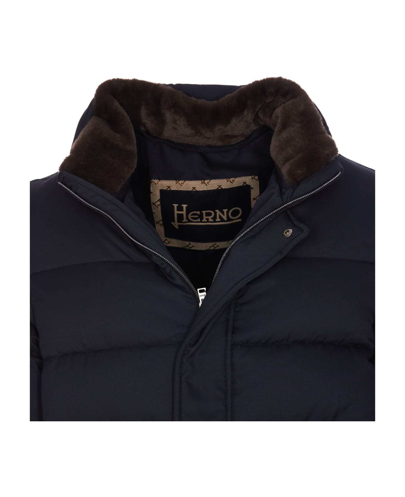 Herno Wool Down Jacket - BLUE