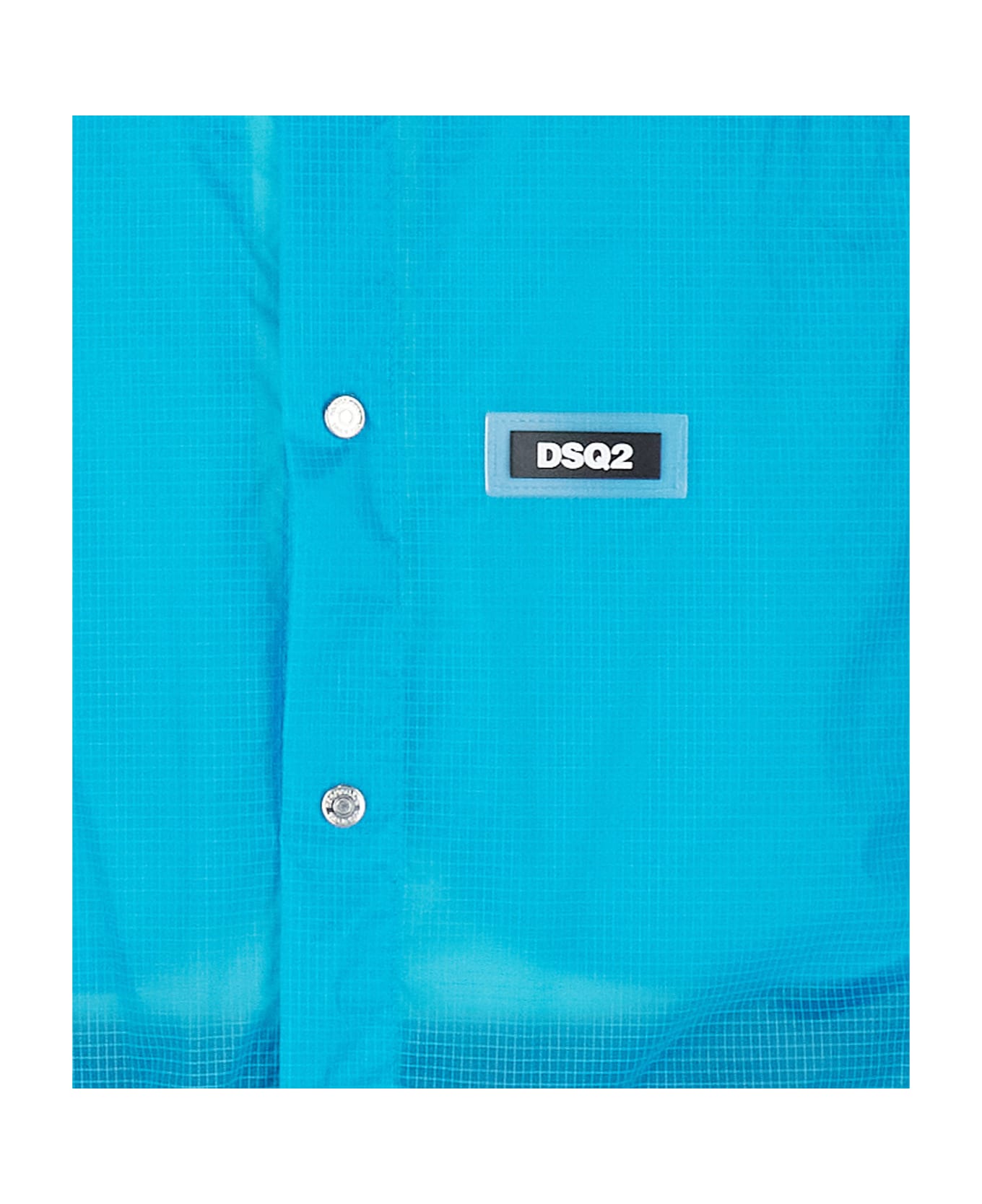 Dsquared2 Light Blue Nylon Jacket - Light blue シャツ