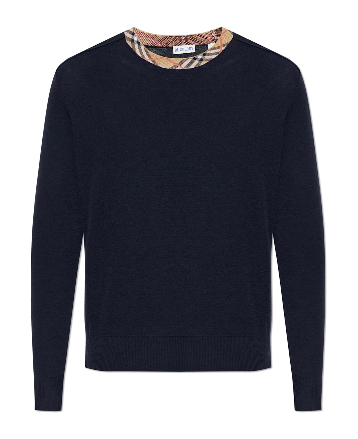 Burberry Wool Sweater - BLUE