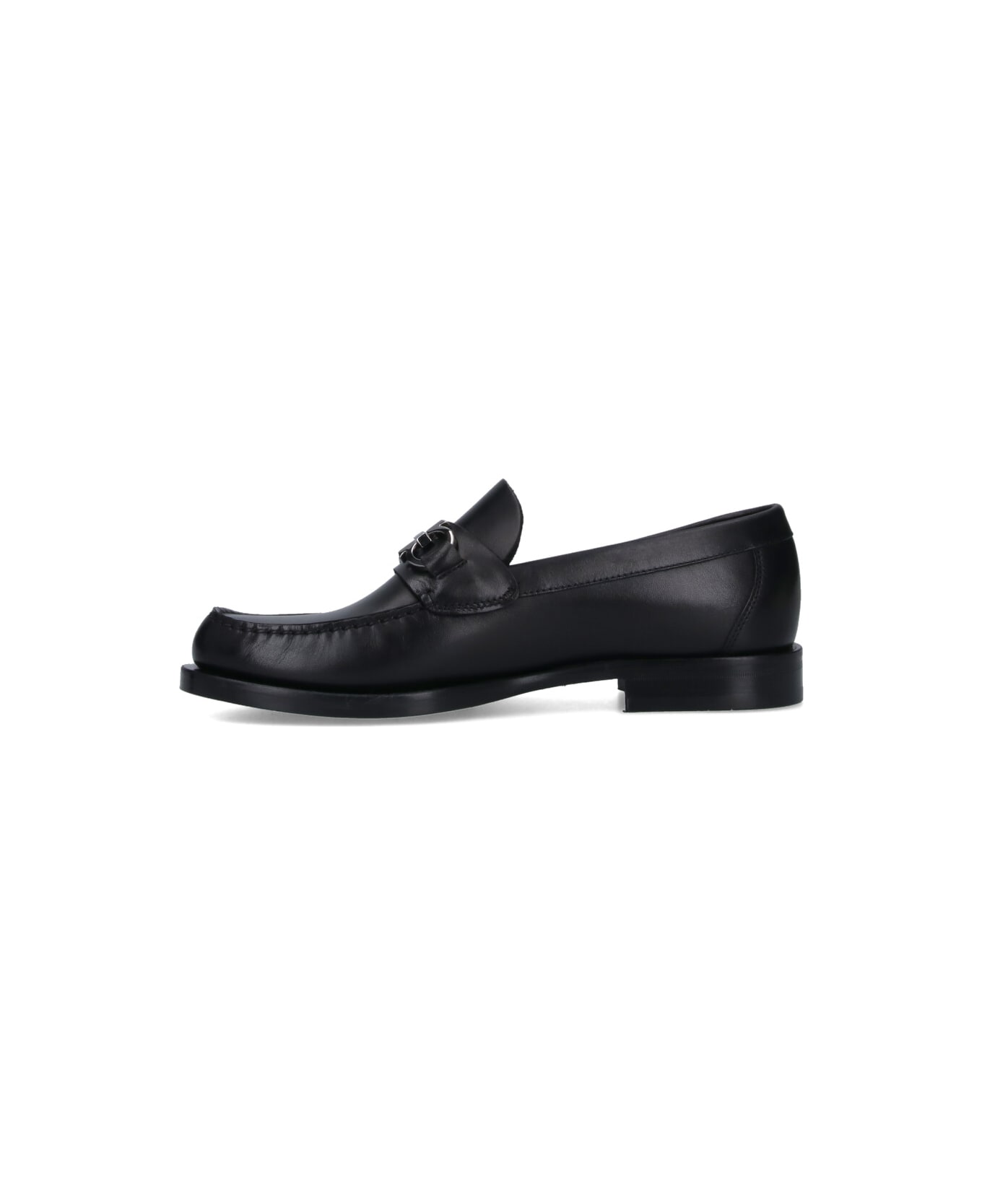 Ferragamo 'gancini' Loafers - Black
