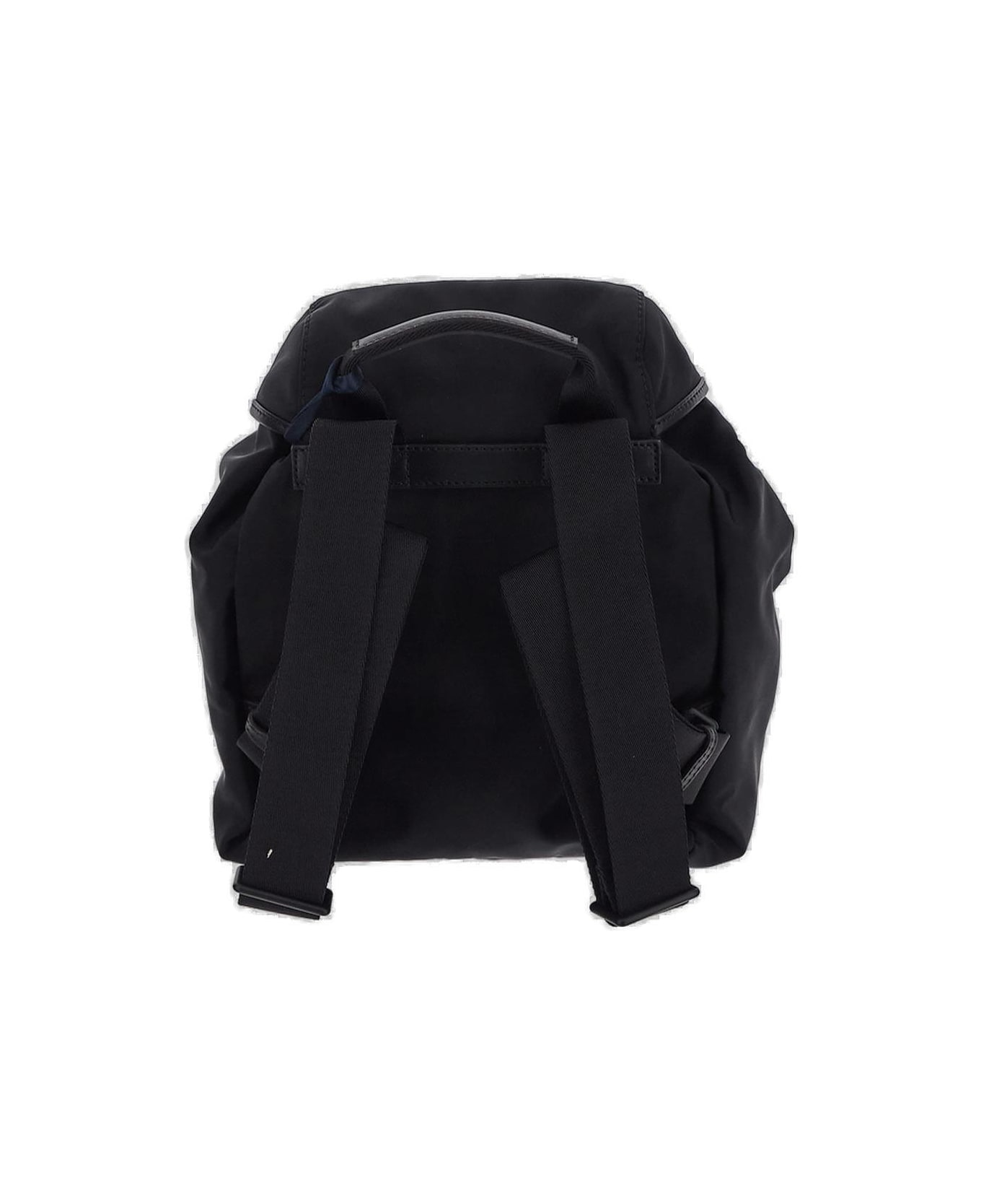 Moncler Logo Printed Backpack - Black バックパック