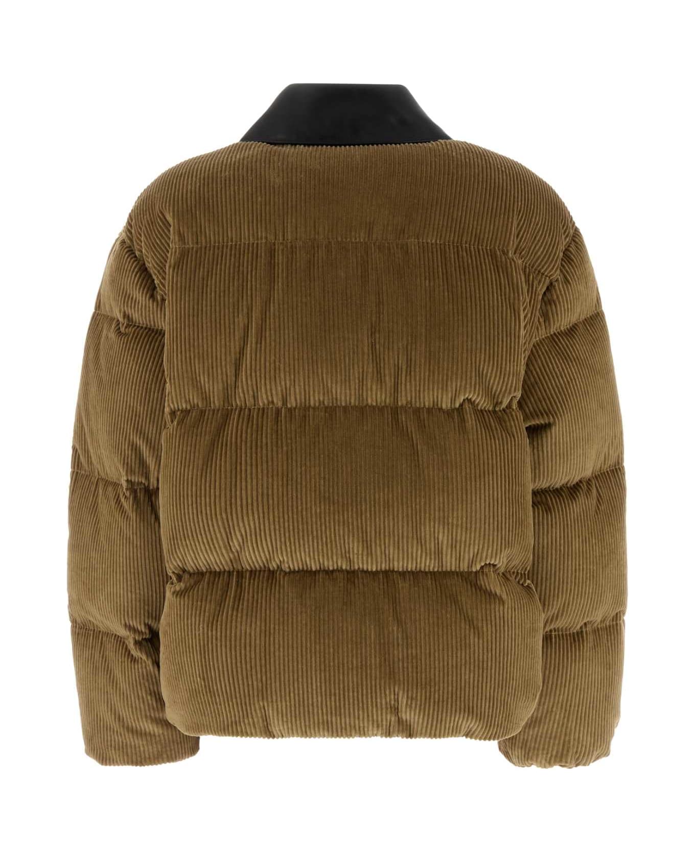 Miu Miu Biscuit Corduroy Down Jacket - SUGHERO