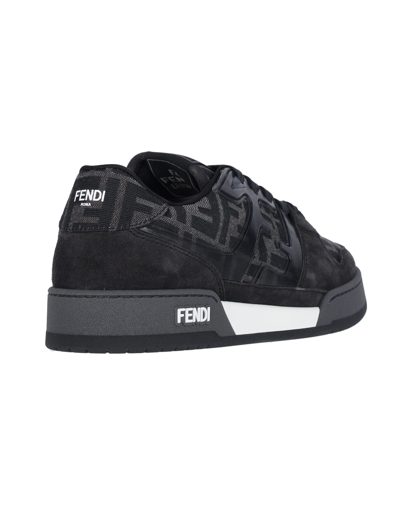 Fendi "match" Low-top Sneakers - Black  