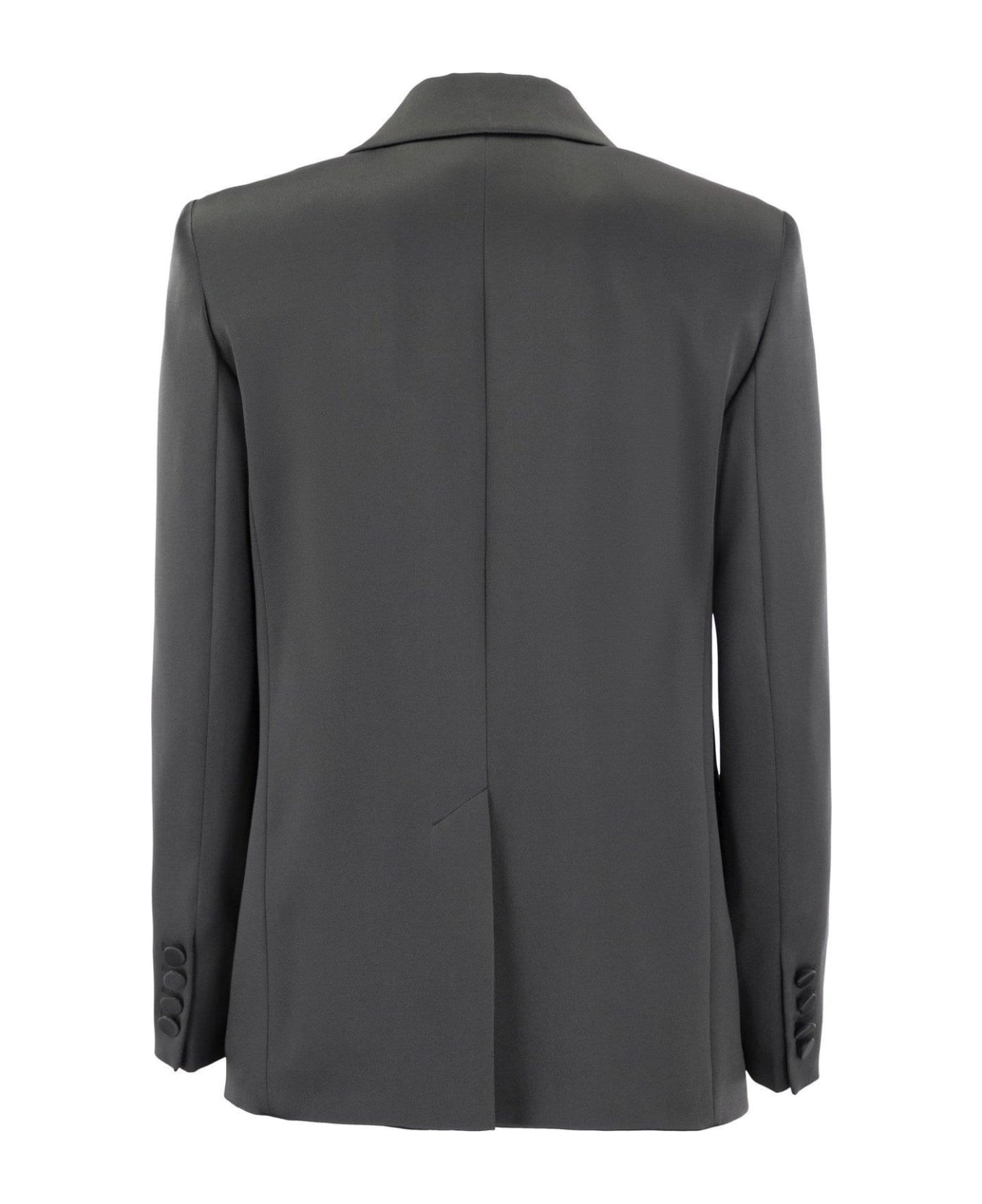 Max Mara Studio Teiera Double-breasted Blazer - Basalto ブレザー