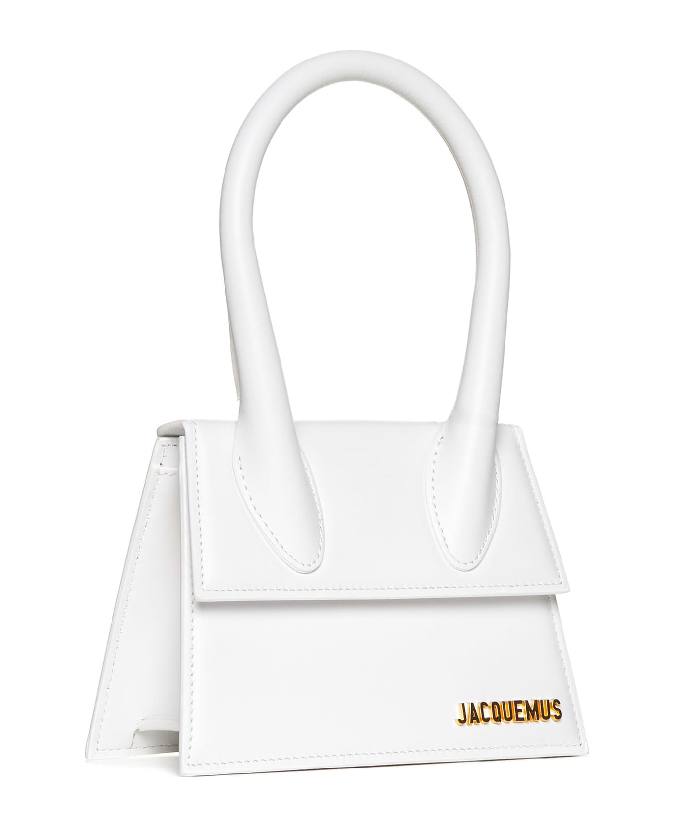 Jacquemus Le Chiquito Moyen Leather Bag - White