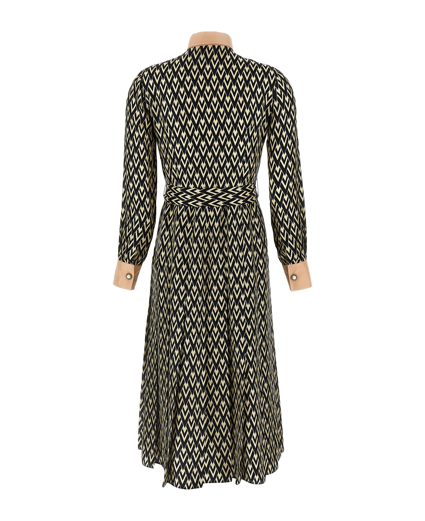Valentino Garavani 
toute La V
 Midi Dress - Multicolor