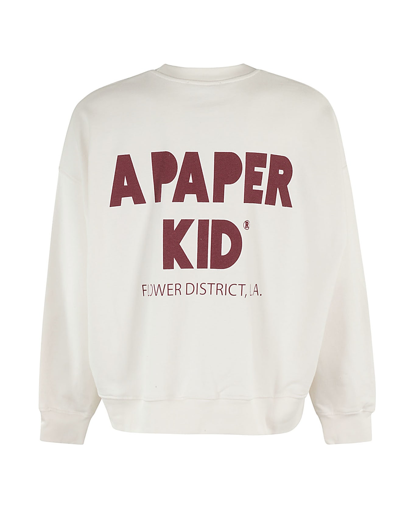 A Paper Kid Sweatshirt - Crema フリース