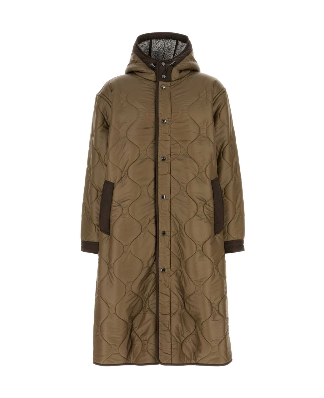 Woolrich Khaki Polyester Todd Snyder For Woolrich Black Label Padded Jacket - TAUPE