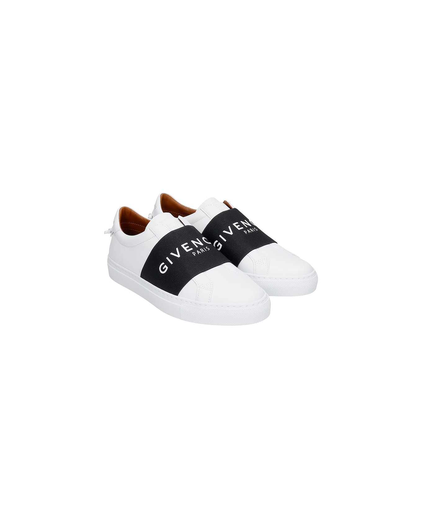 Givenchy Urban Street Sneakers In White Leather - white
