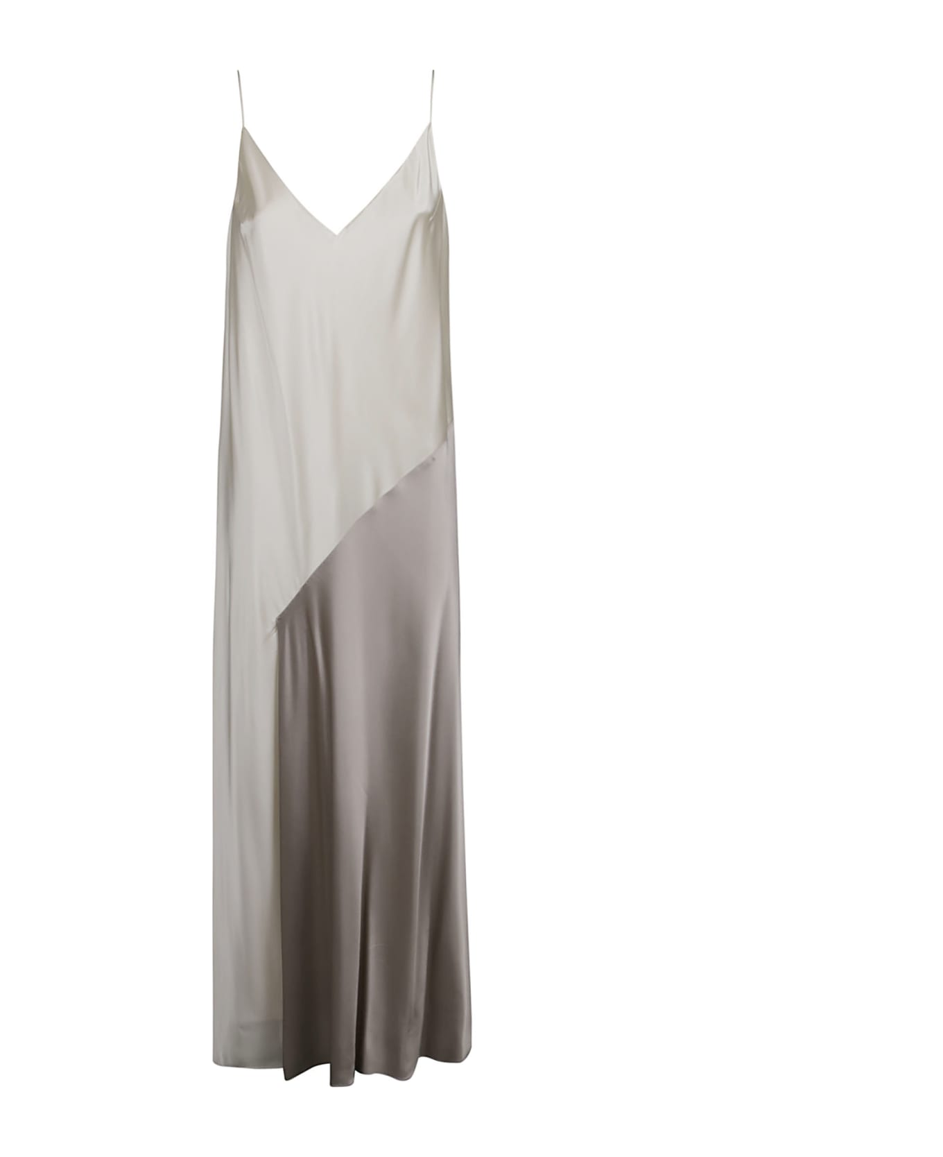 Calvin Klein Soft Blocking Slip Dress Dress - TURTLEDOVE