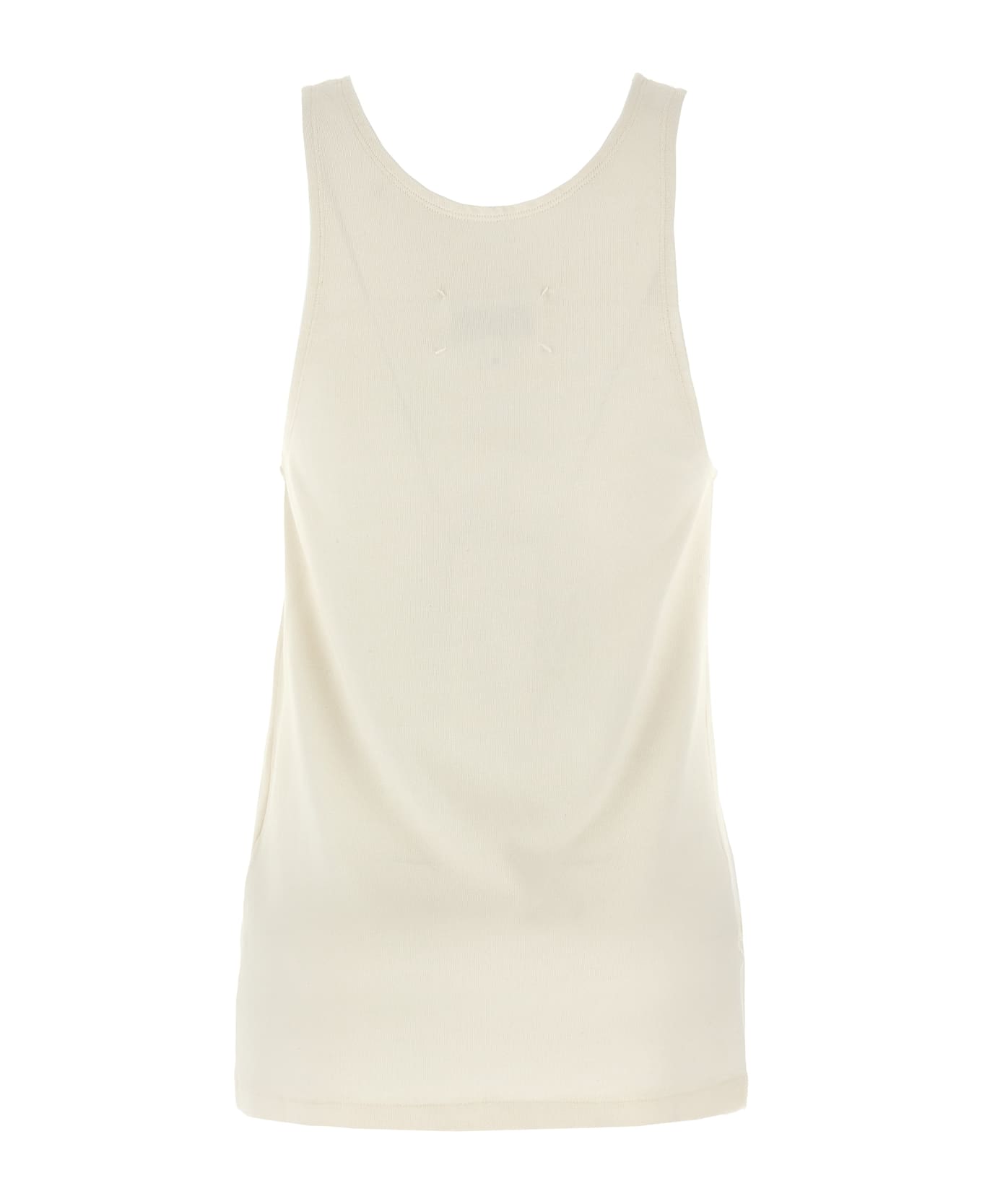 Maison Margiela Logo Tank Top - Beige