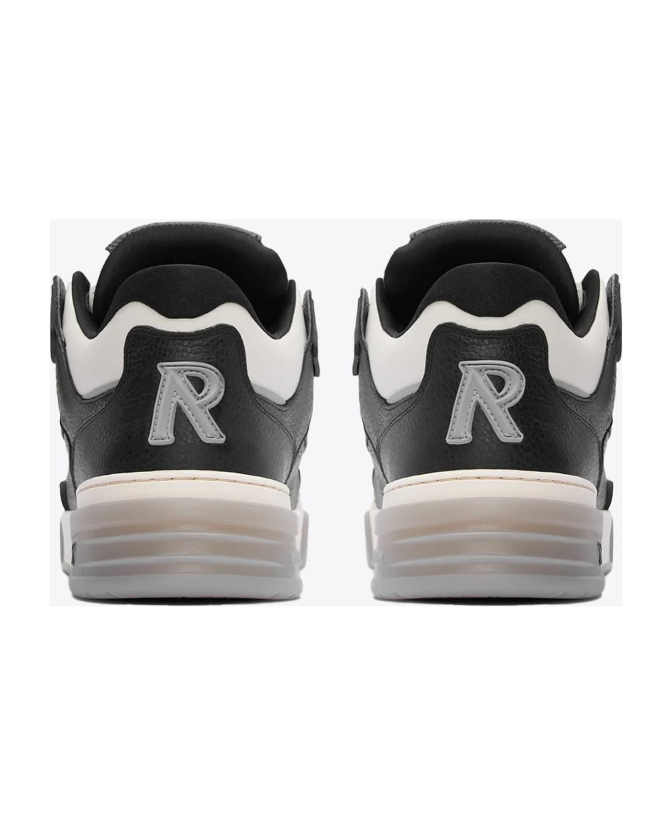 REPRESENT Studio Sneaker Off white and black leather low chunky sneaker - Studio sneaker - Nero/bianco