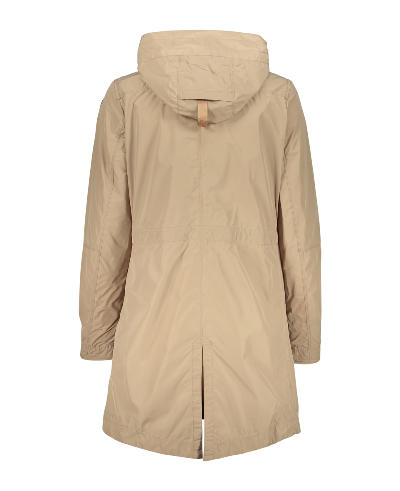Parajumpers Lightweight Beige Jacket With Hood And Zip. - Beige