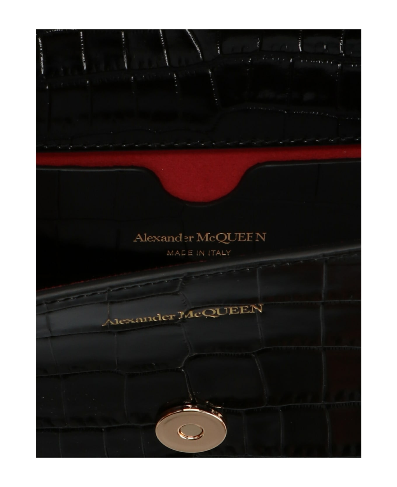 Alexander McQueen Jewelled Satchel Bag - Nero