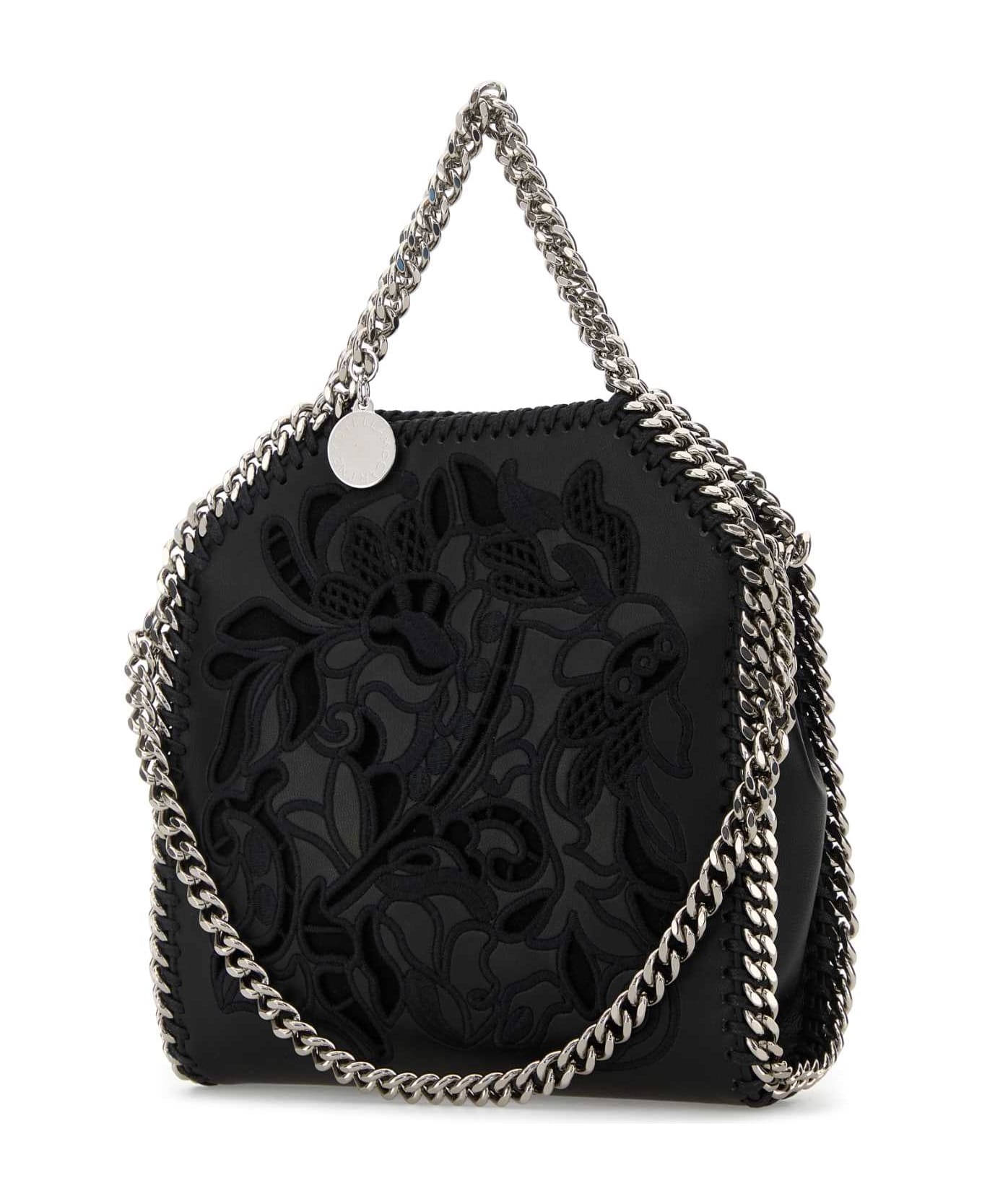 Stella McCartney Black Alter Mat Falabella Handbag - Black