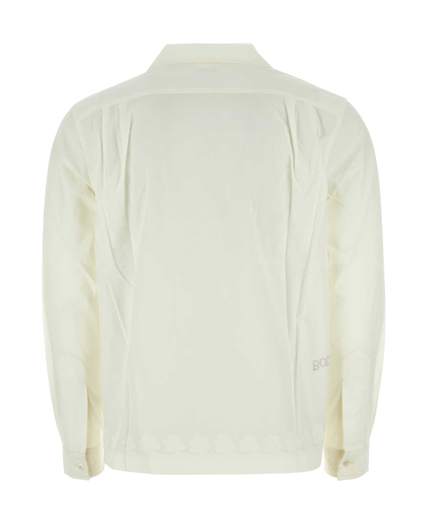 Bode Ivory Cotton Shirt - WHITEMULTI