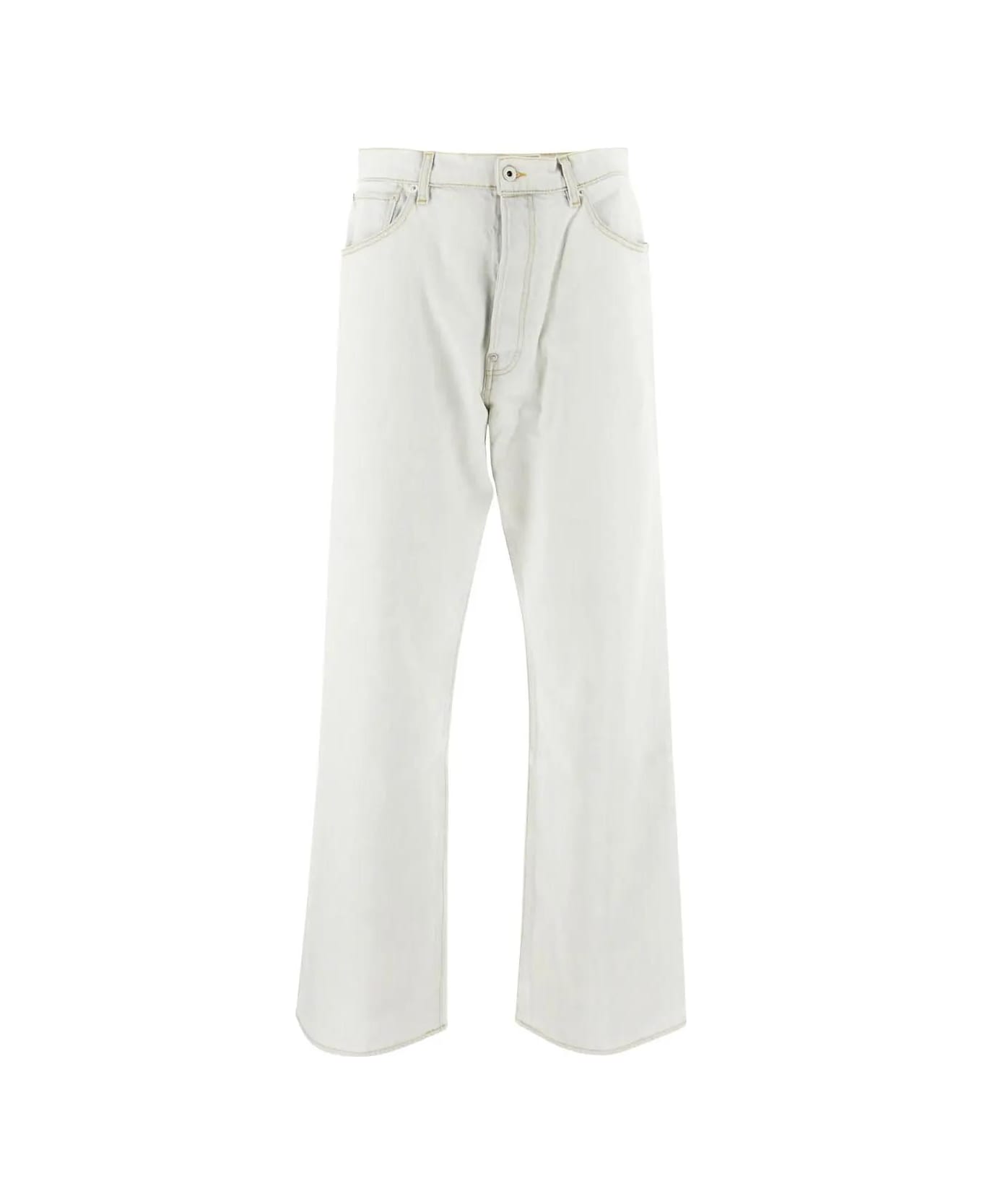 Kenzo Bleached Suisen Relaxed Jeans - BLEACHED DENIM