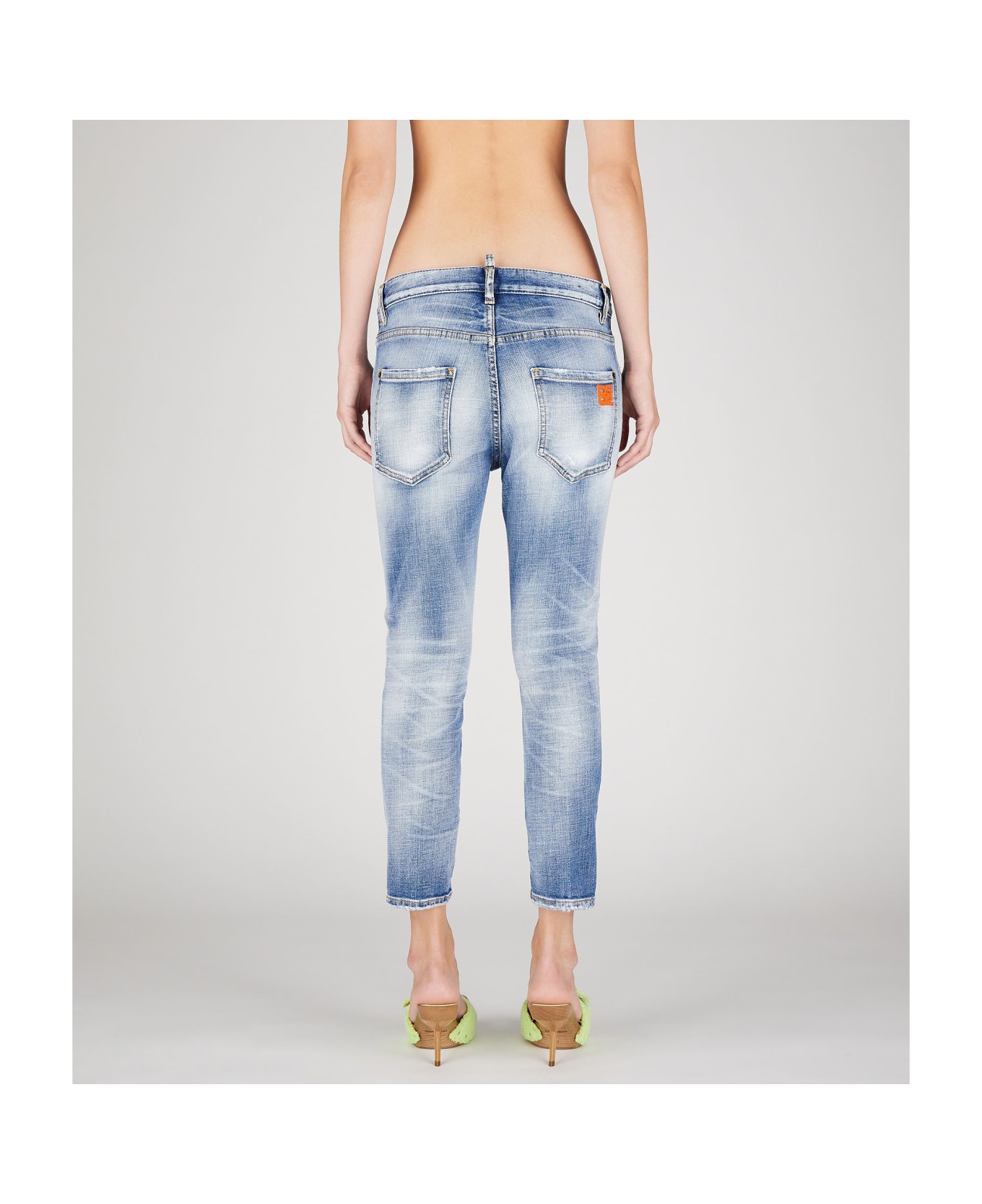Dsquared2 'cool Girl Cropped' Jeans - Navy blue