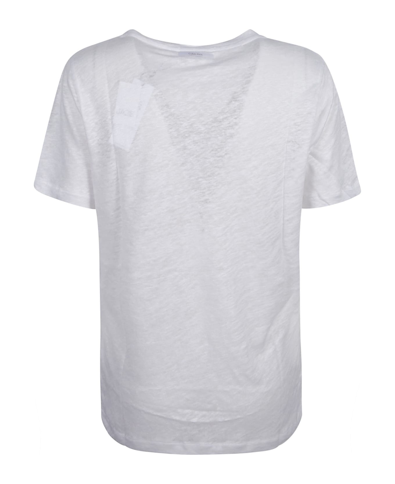 Calvin Klein V-neck T-shirt - White Tシャツ