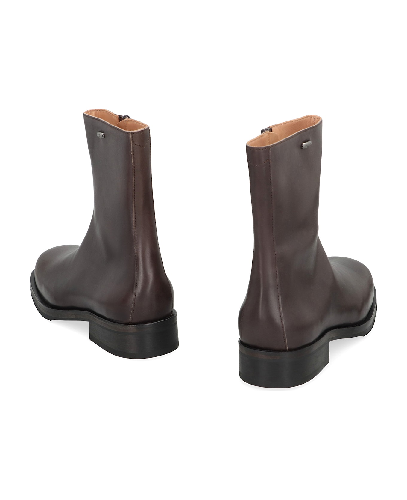 Our Legacy Brown Leather Boots Truck - Phantom Tensile Cattle Hide