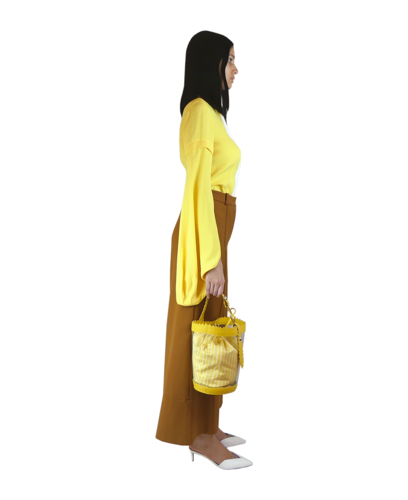 Sara Battaglia Helen Bucket - Yellow PVC