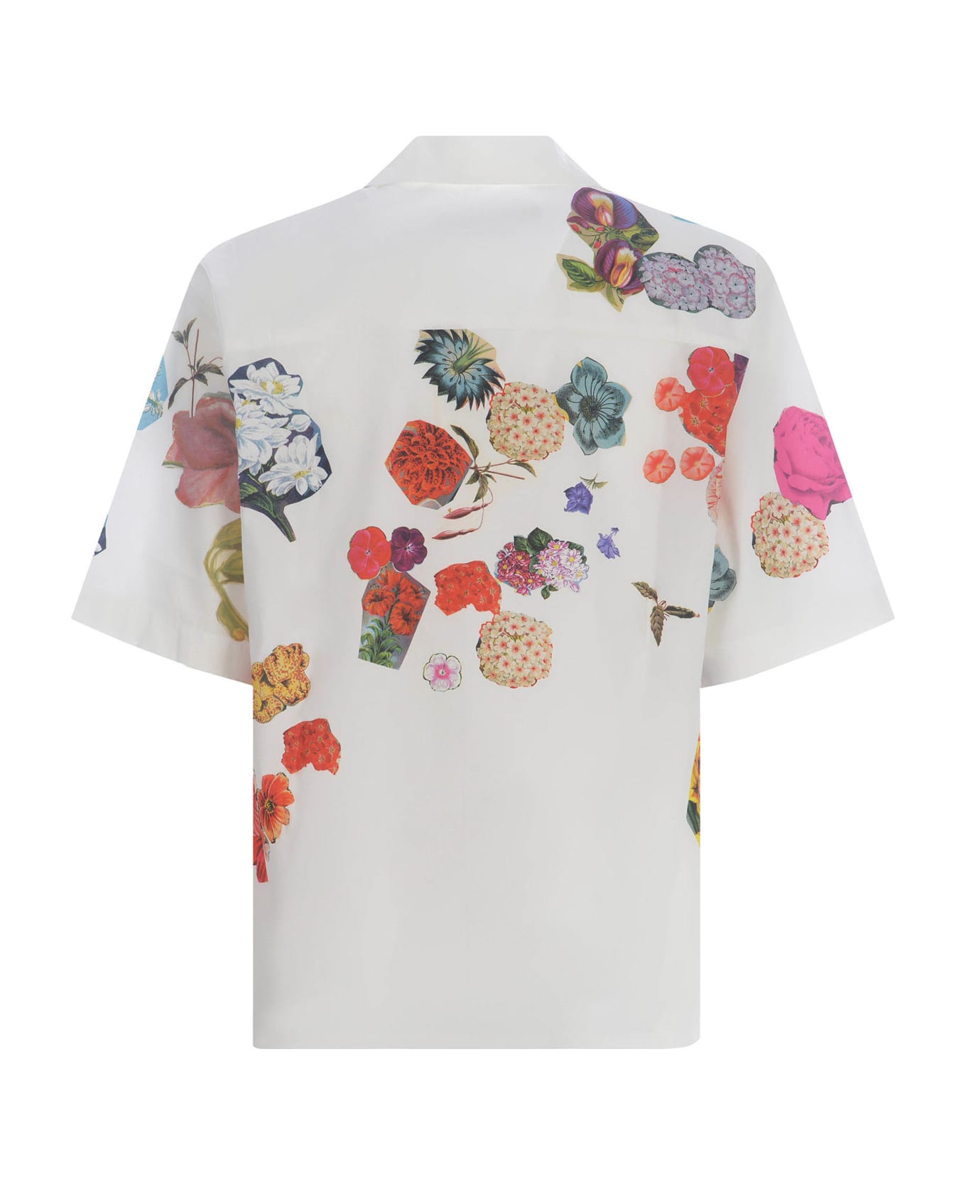 Marni 'flowers Collage' Shirt - Lily White