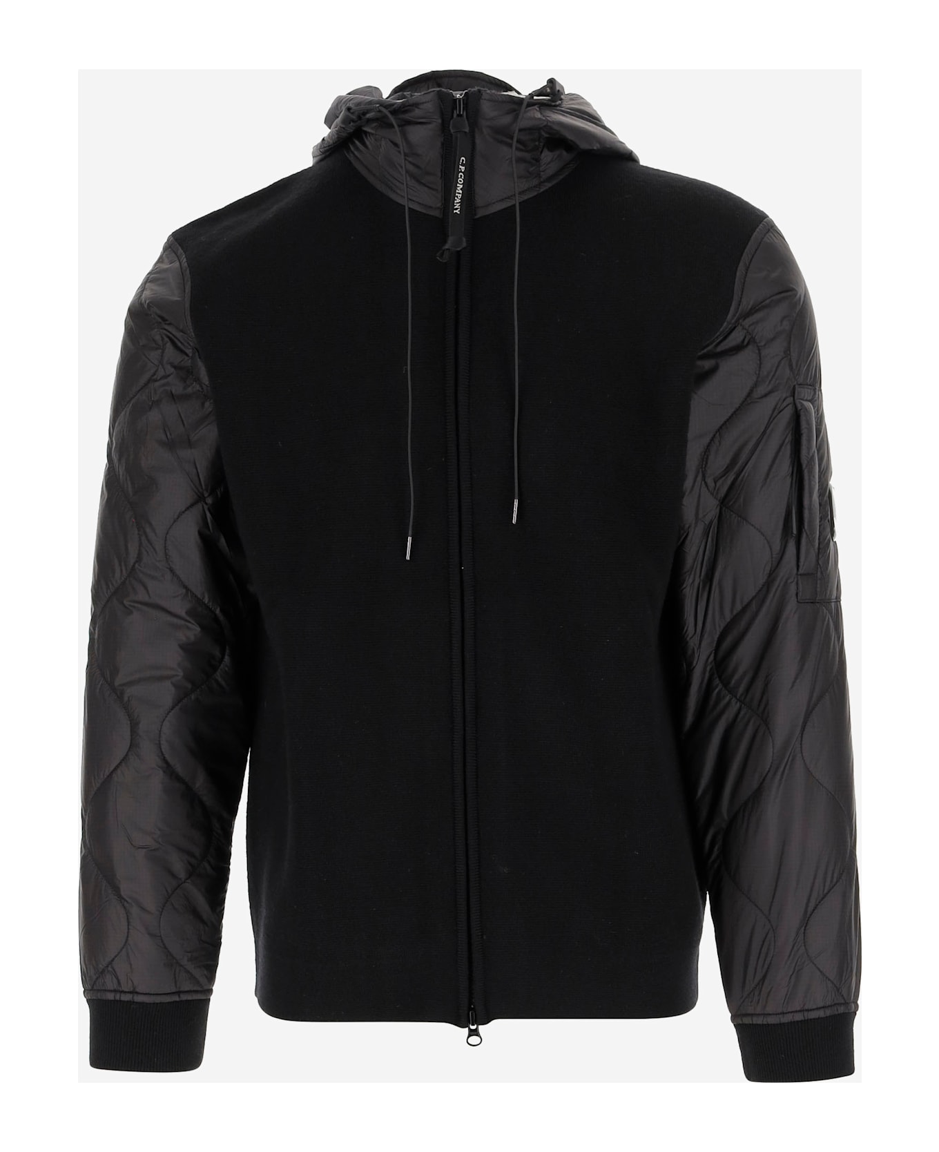 C.P. Company Wool Blend Jacket - BLACK