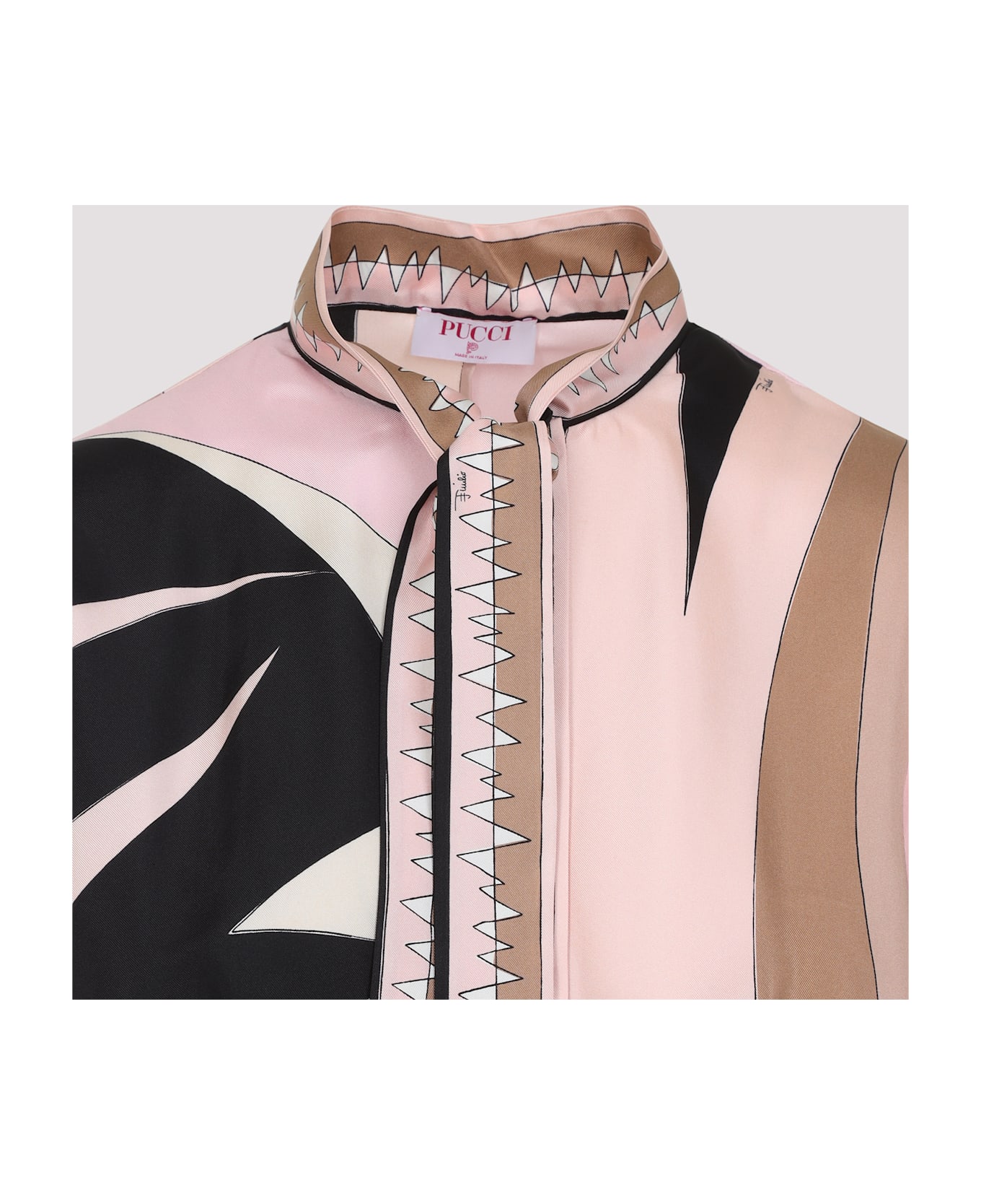 Pucci Printed Silk Dress - Nude