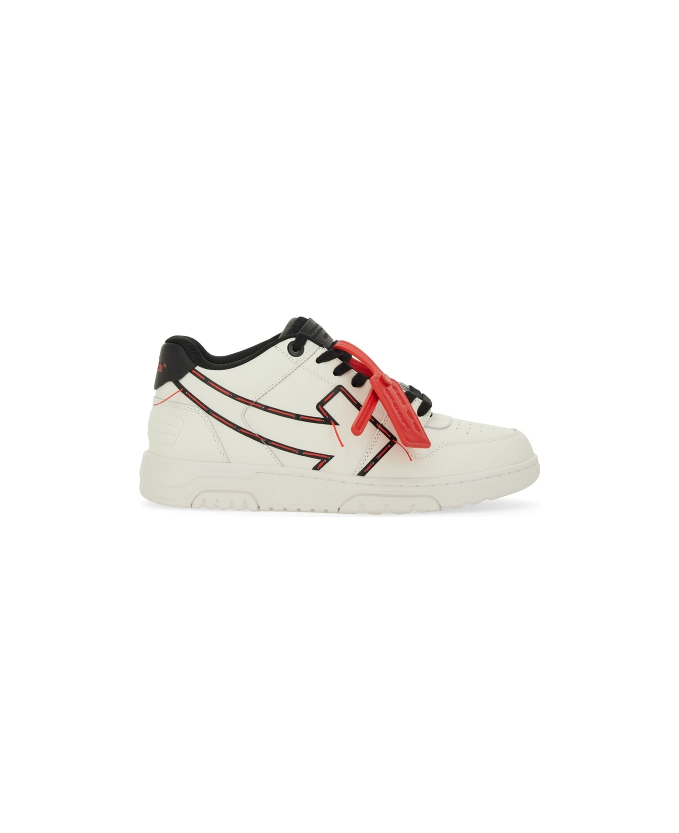 Off-White Leather Sneaker - WHITE