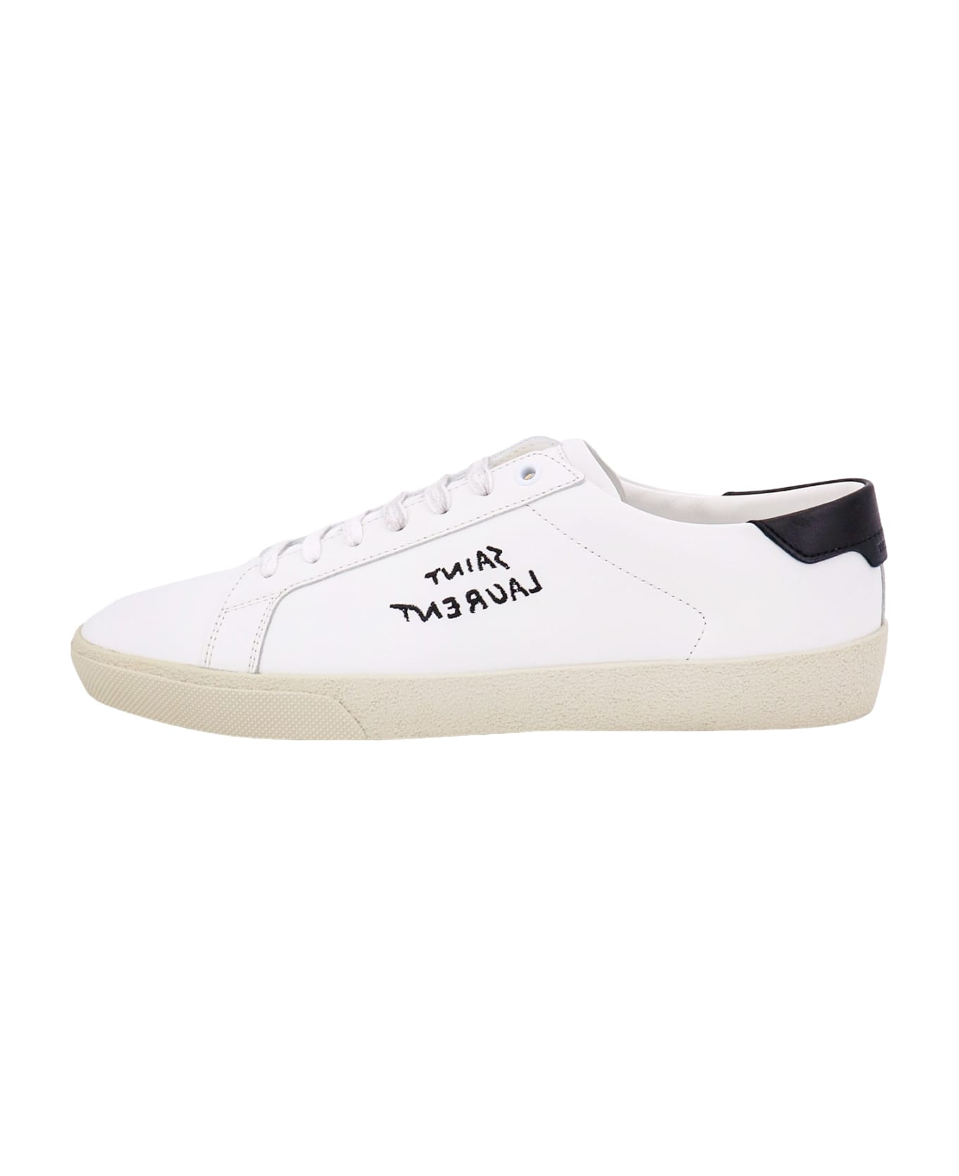 Saint Laurent Sneakers With Embroidery - White スニーカー