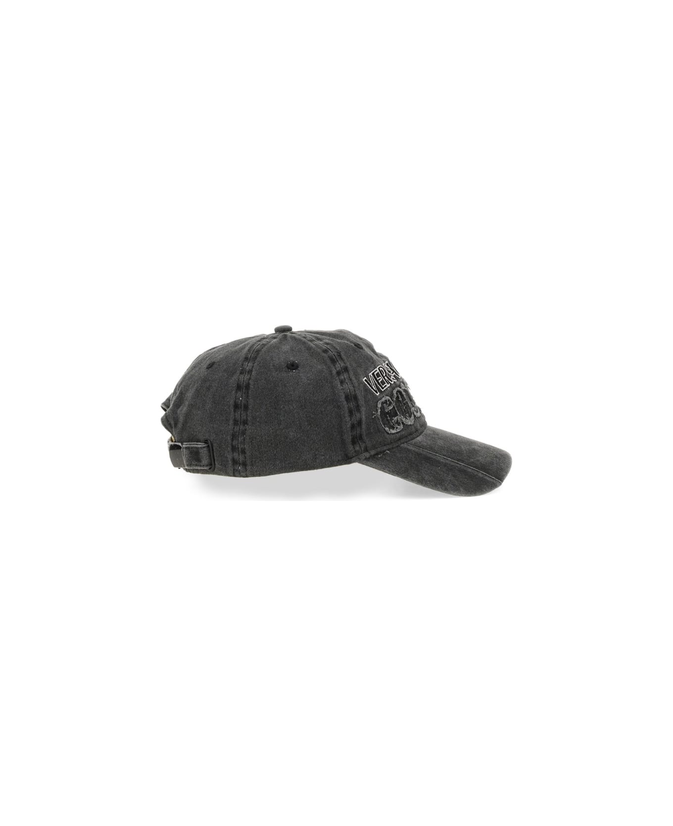 Versace Jeans Couture Baseball Hat With Logo - BLACK 帽子