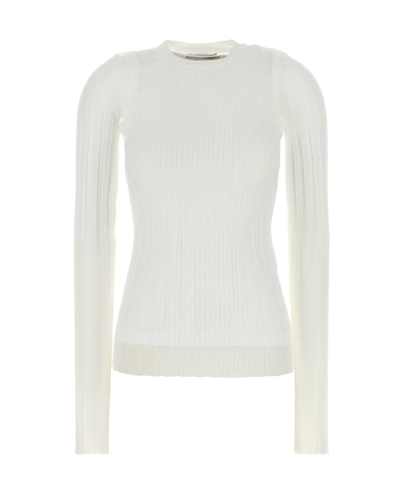 【送料&関税込】SportMax White Organza Acino1234 Top SportMax White Organza Acino1234 Top | italist