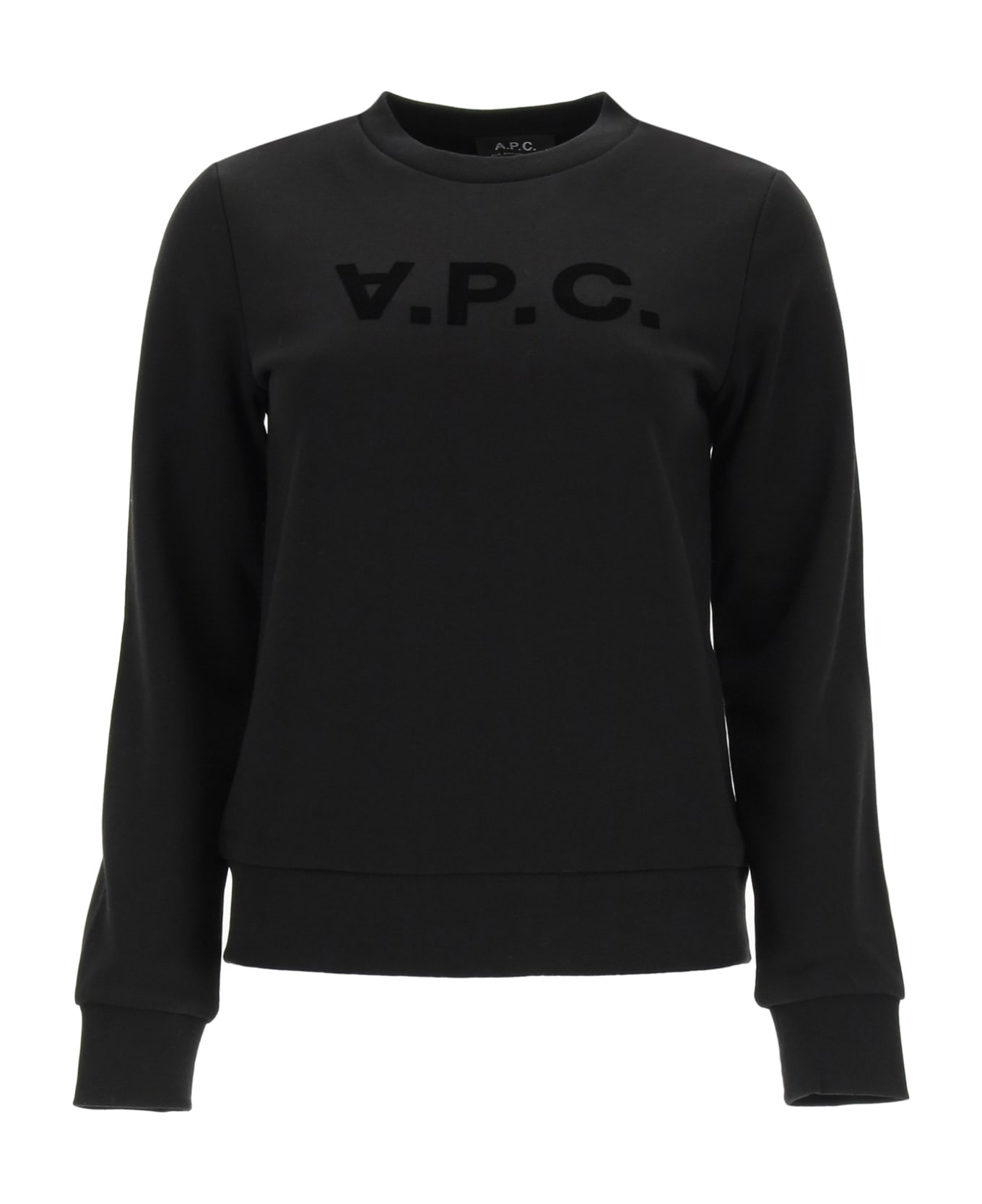 A.P.C. Viva Logo Sweatshirt - BLACK
