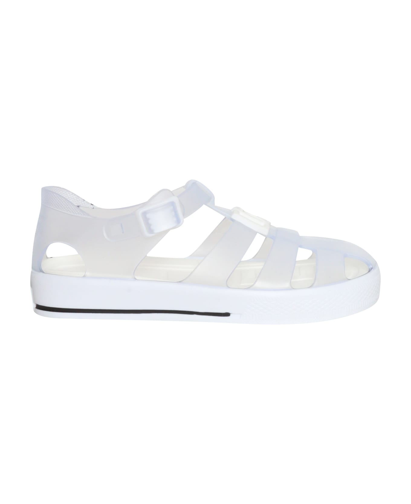 Dolce & Gabbana White Spider Sandals - WHITE