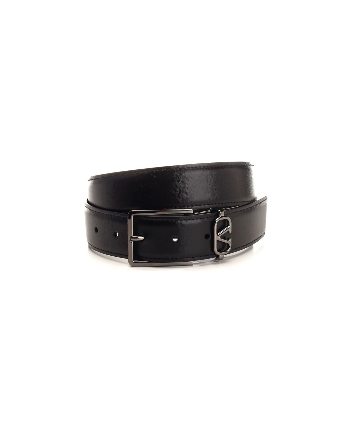 Valentino Garavani Mini Vlogo Signature Belt - Black