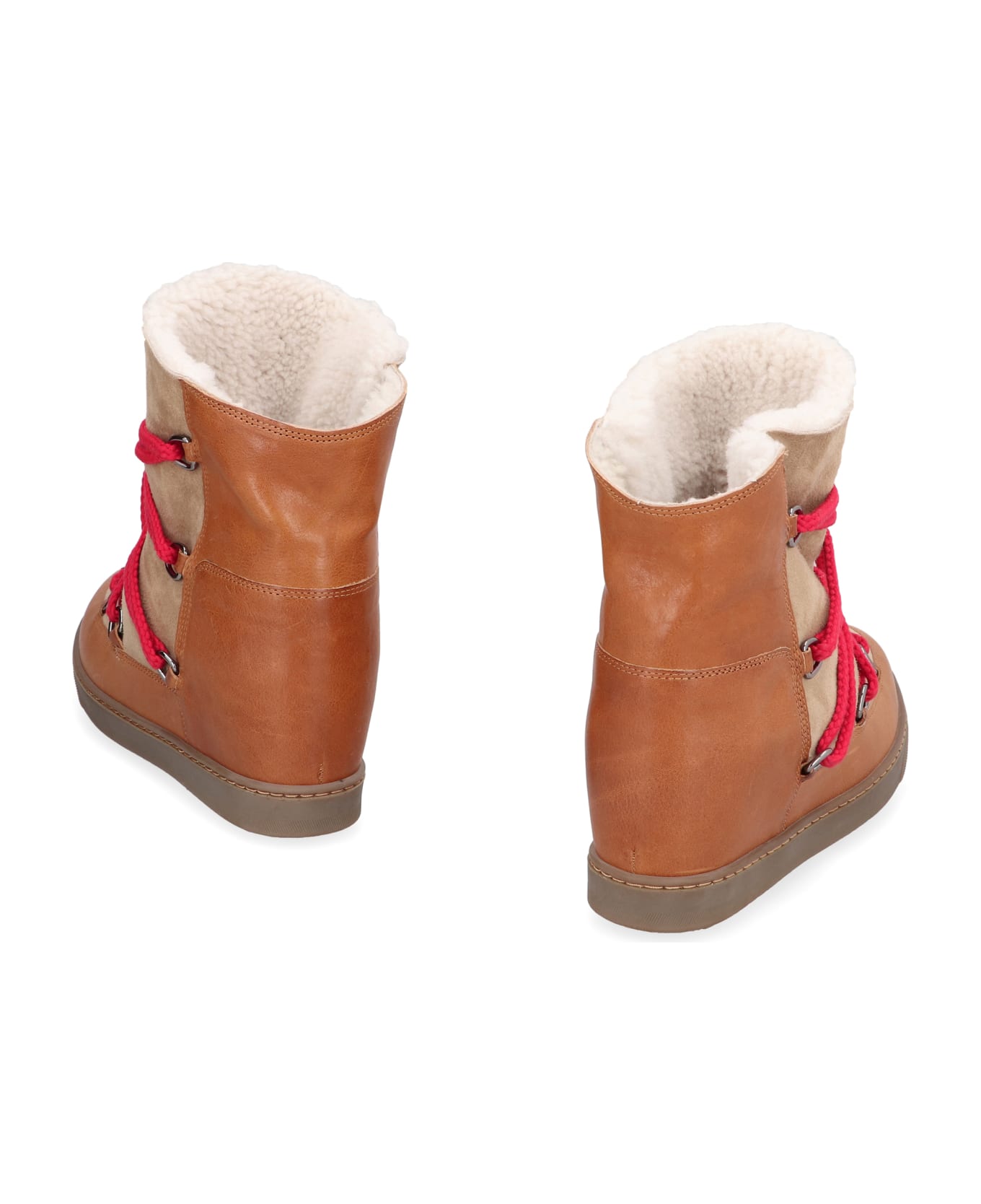 Isabel Marant Nowles Hiking Boots - Camel
