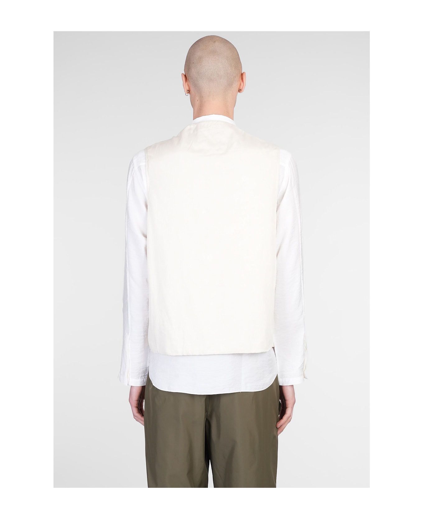 Ranra Mill Vest In Beige Viscose - beige
