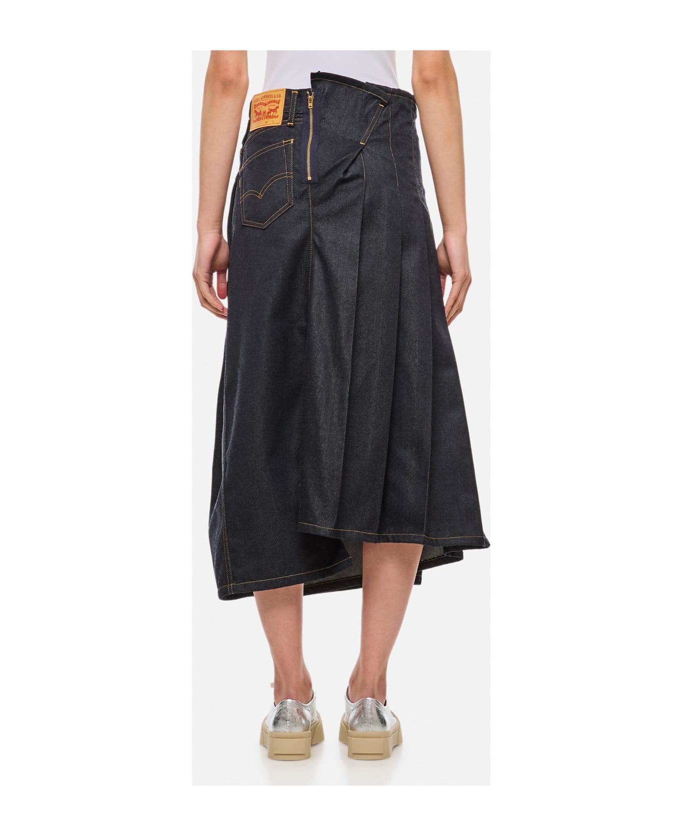Junya Watanabe Denim Long Skirt Levi's Collab - DENIM BLUE