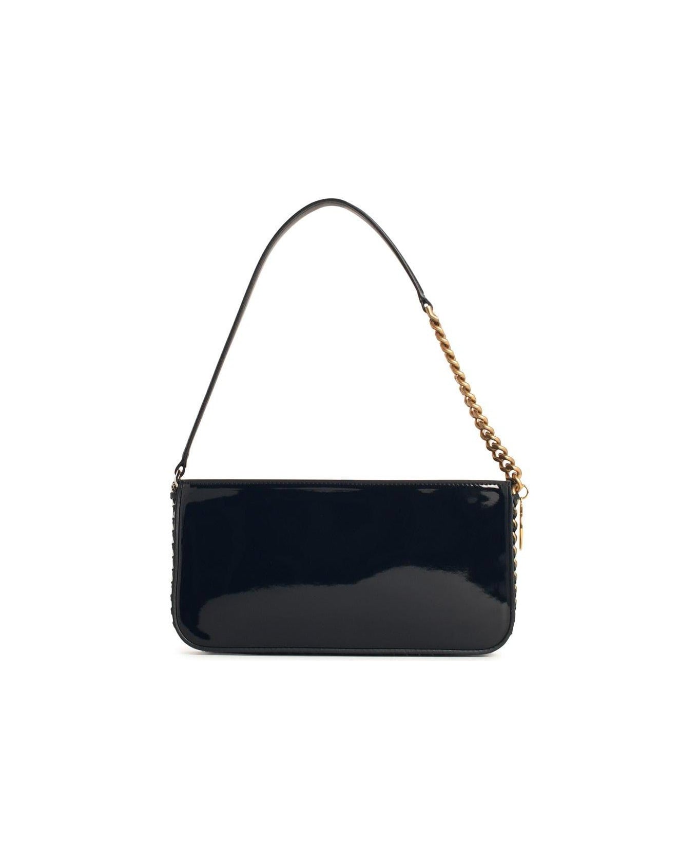 Stella McCartney Chain-linked Clutch Bag - BLACK