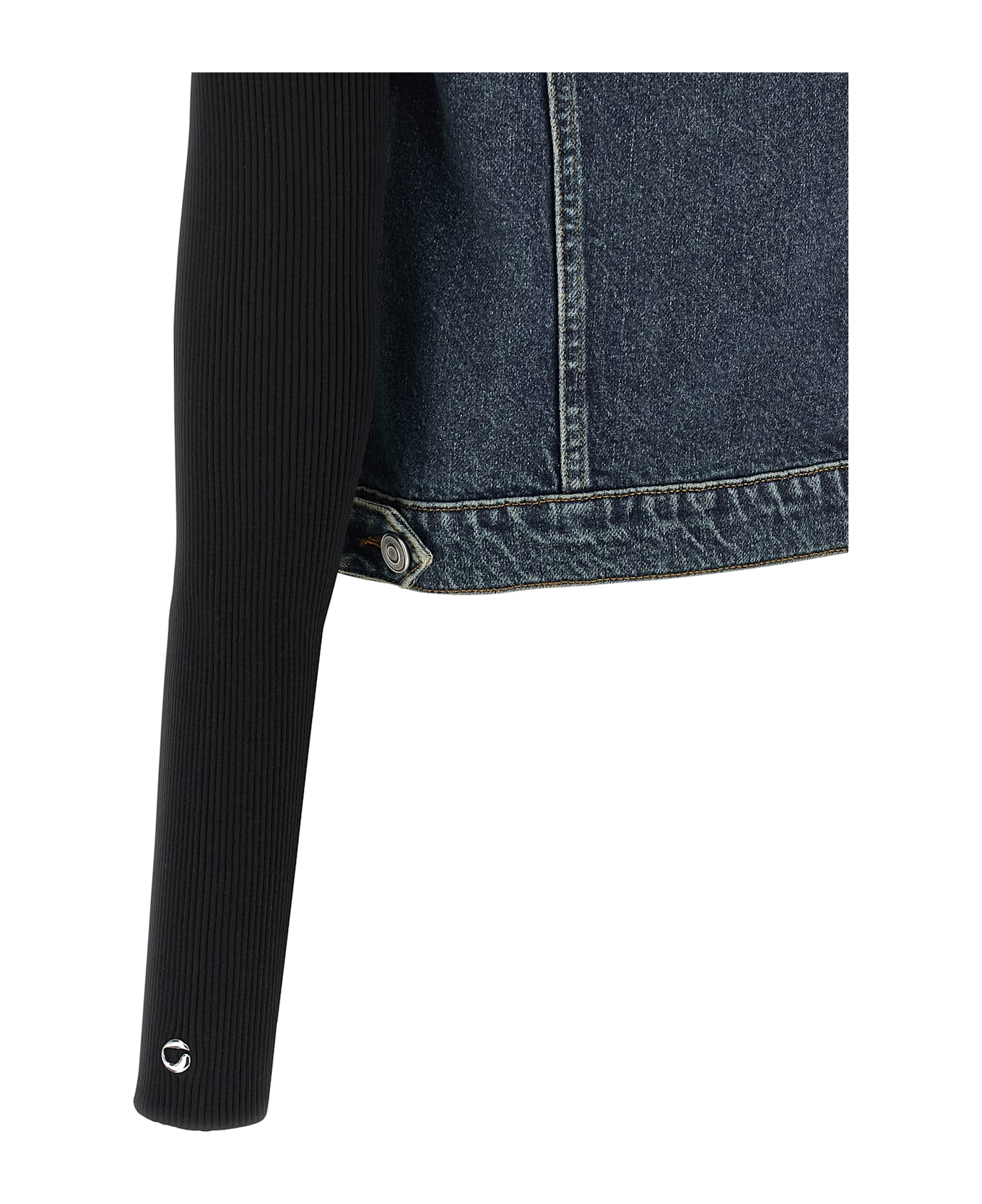 Coperni 
hybrid Rib Denim
 Jacket - Blue