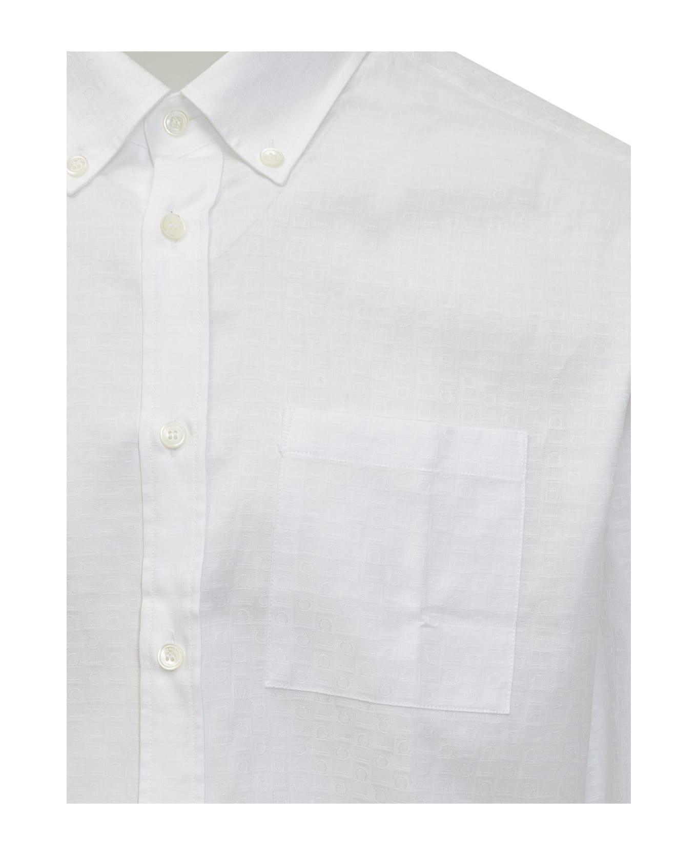 Ferragamo Shirt - WHITE