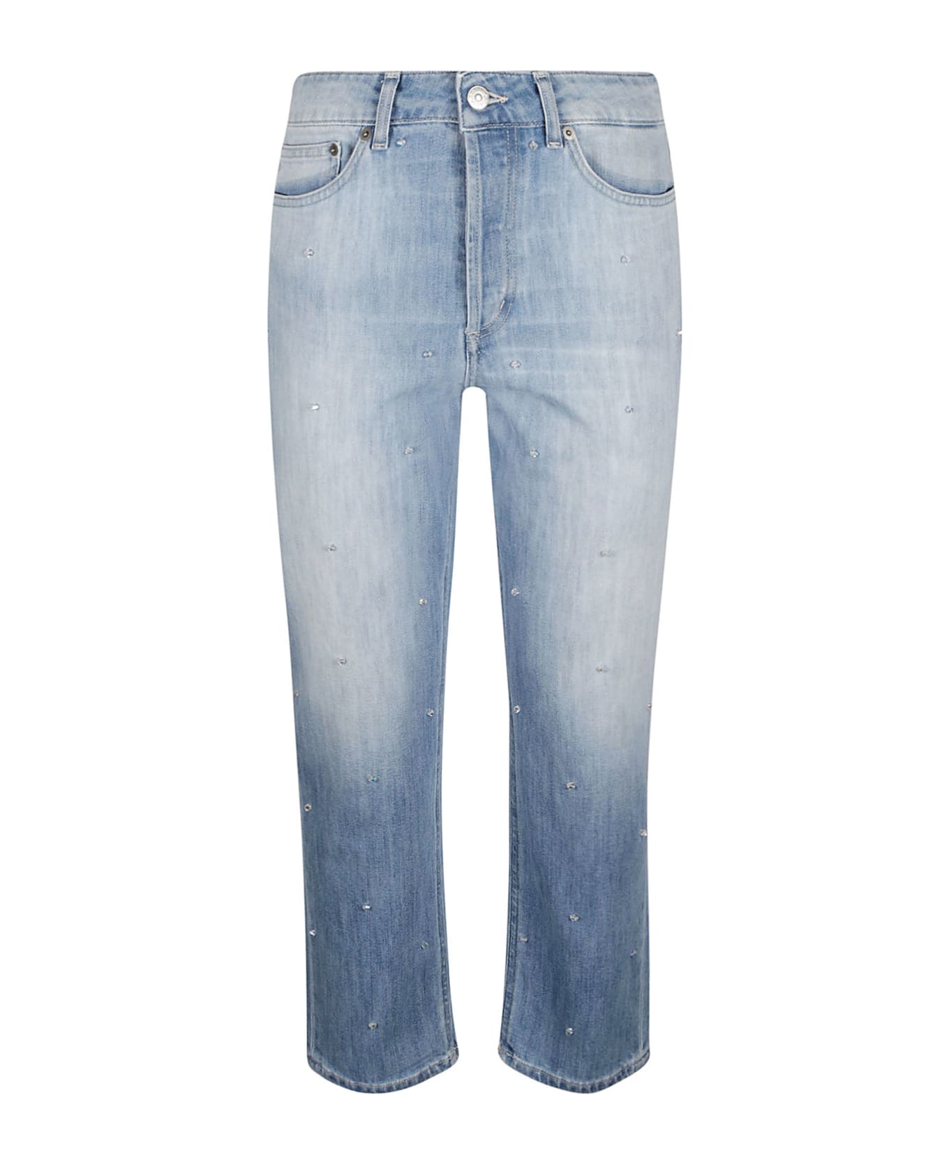 Dondup Buttoned Fitted Jeans - blu