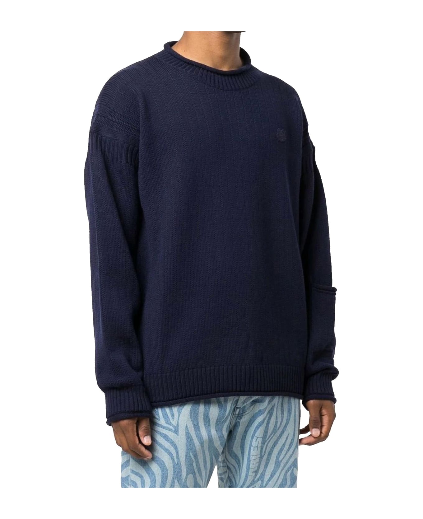 Kenzo Knitted Sweater - Blue ニットウェア