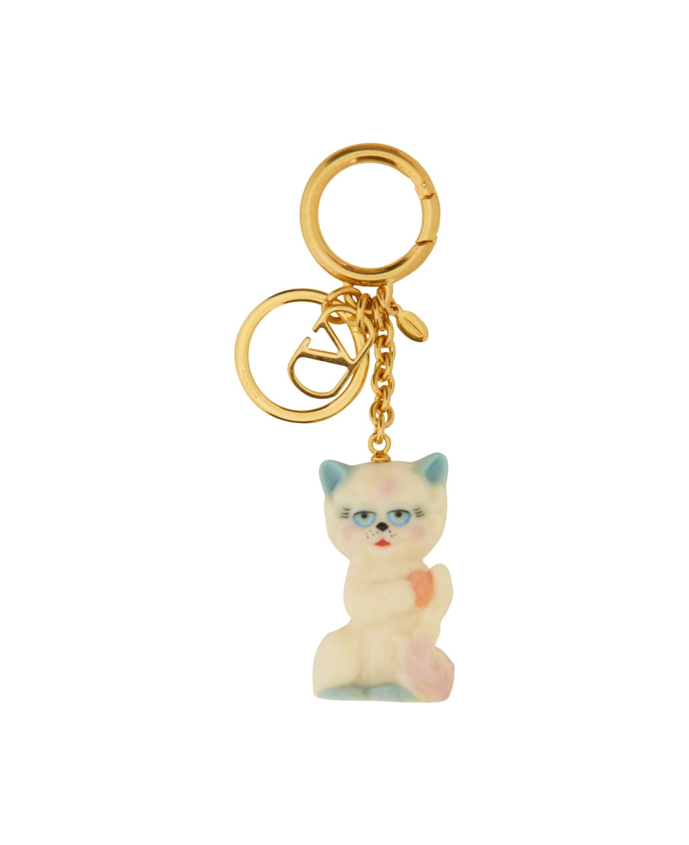Valentino Garavani "le Chat De La Maison" Keychain - MULTICOLOUR