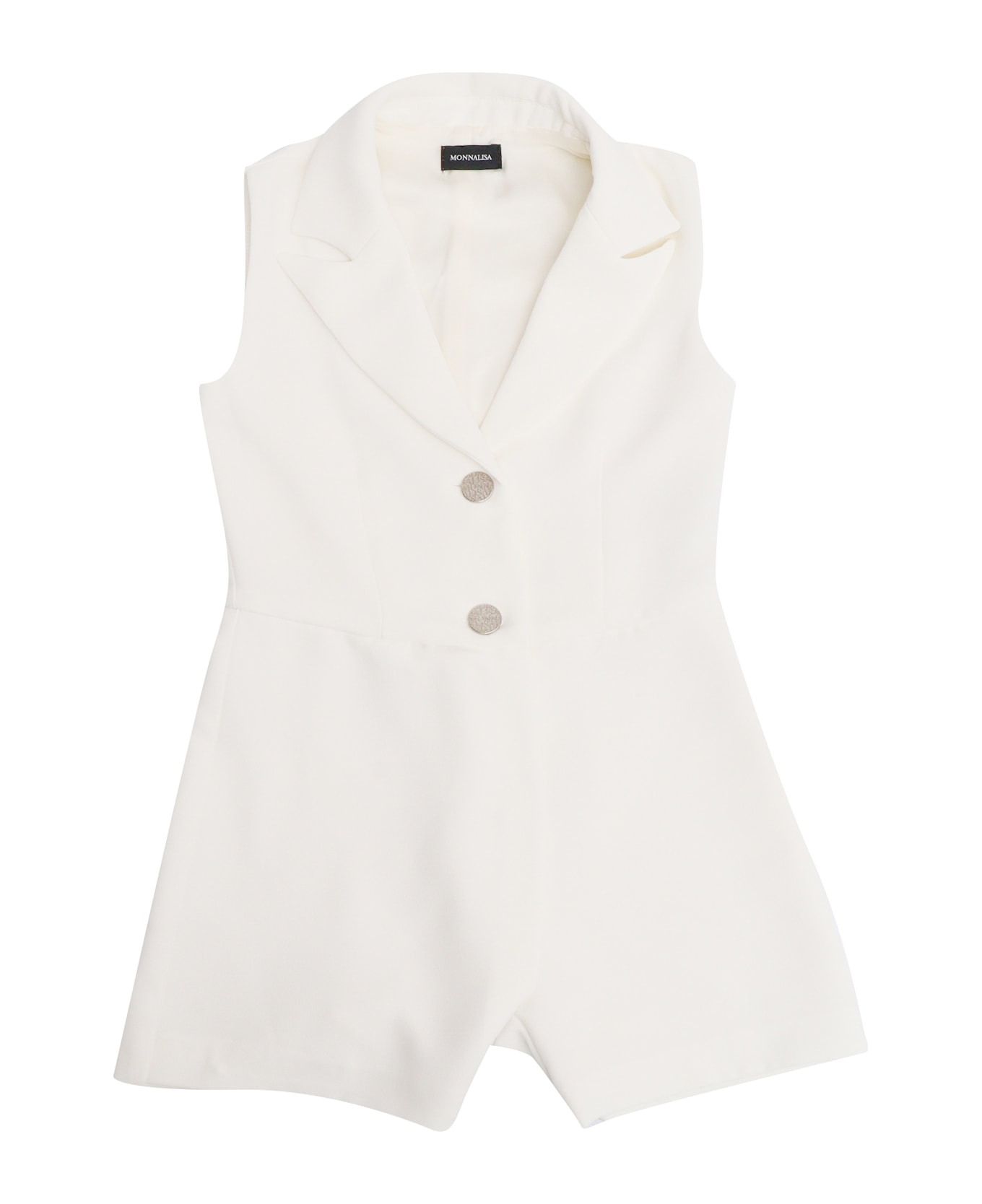 Monnalisa Jumpsuit - WHITE