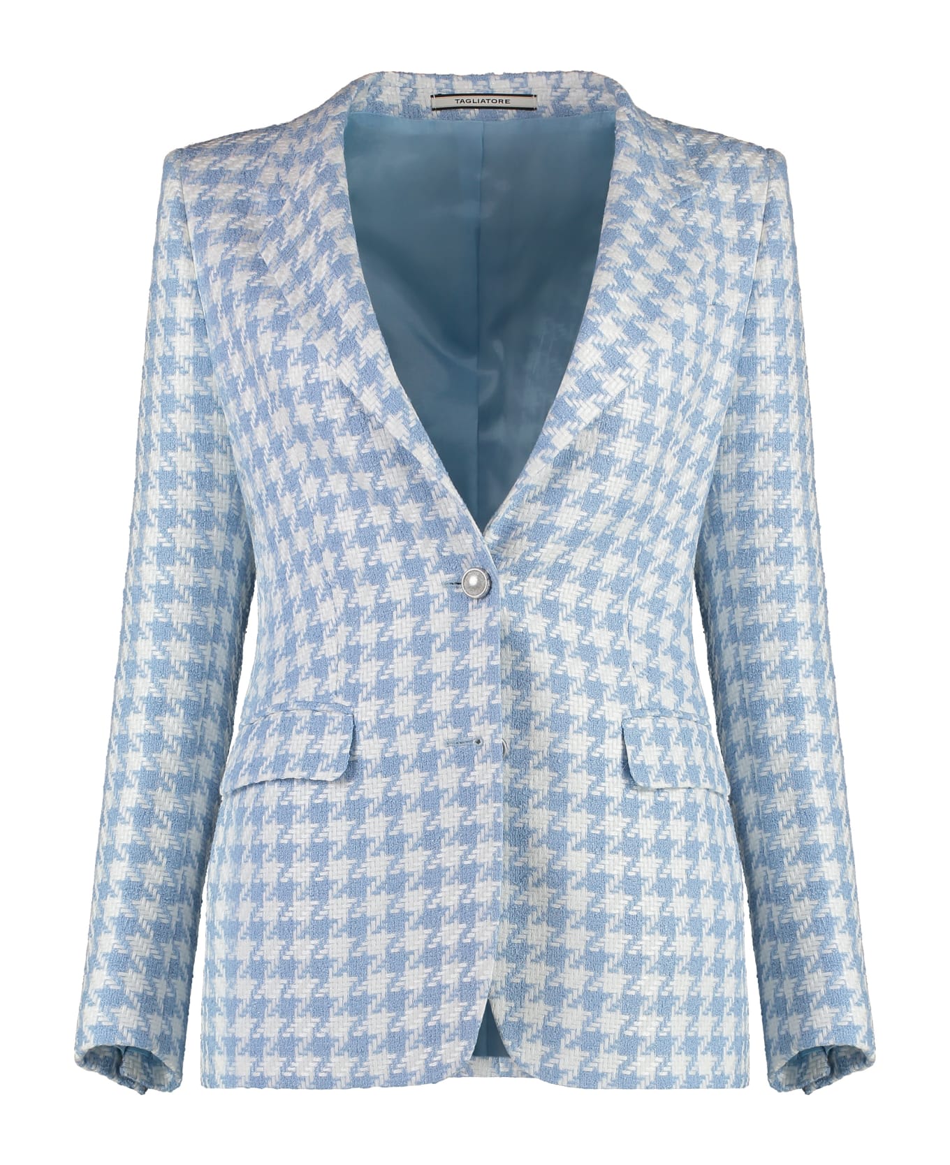 Tagliatore 0205 J-parigi Single-breasted Two-button Jacket - Light Blue