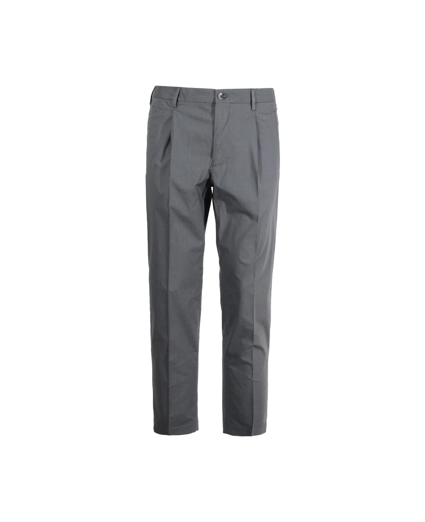 Incotex Trousers With Pleats - Grey ボトムス