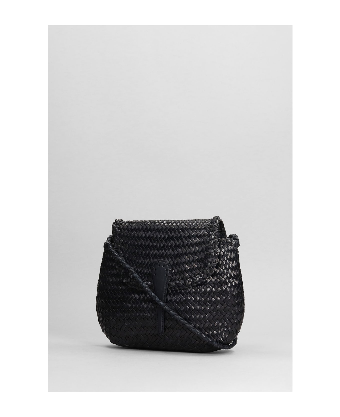 Dragon Diffusion Mini City Shoulder Bag In Black Leather - black