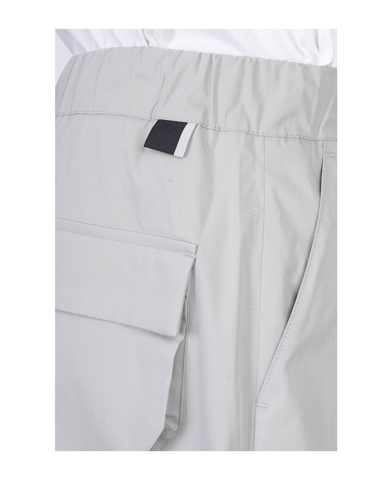 Low Brand Combo Shorts In Grey Cotton - grey