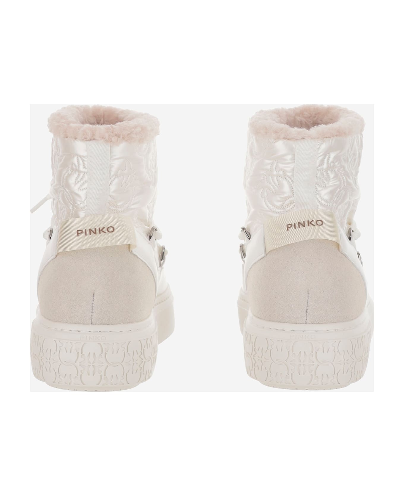 Pinko Yoko 19 Quilted Ankle Boots - Black